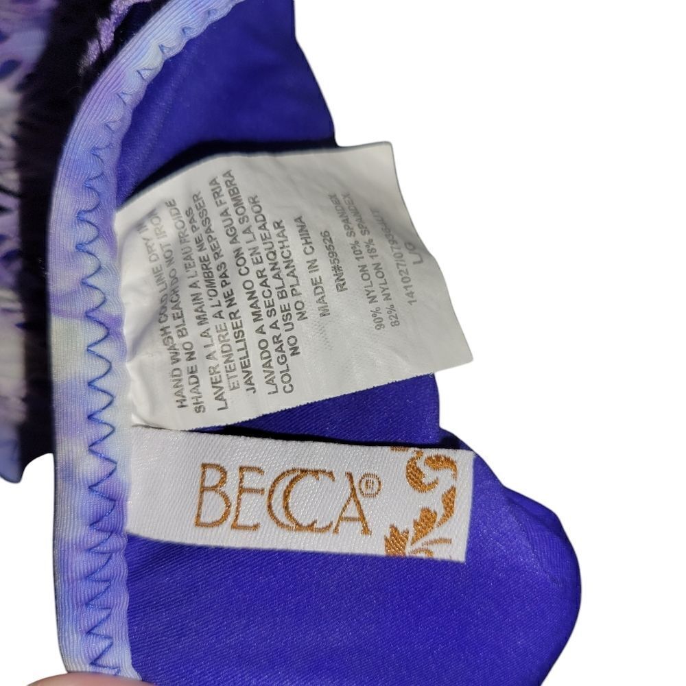 Purplepatterned Women's Swimsuit Rebecca Virtue View 3